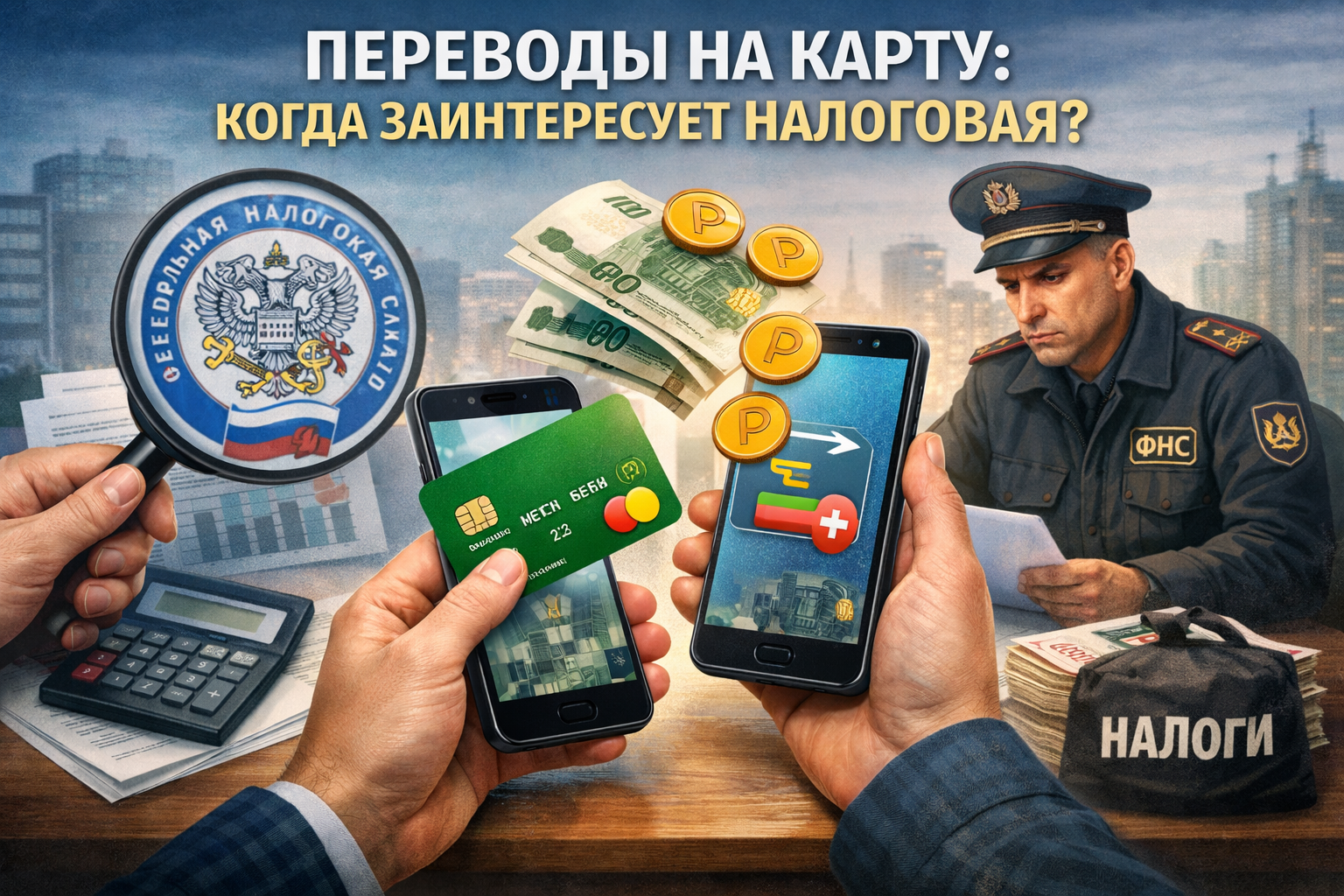 Переводы на карту между друзьями и родственниками: когда это может заинтересовать налоговую?