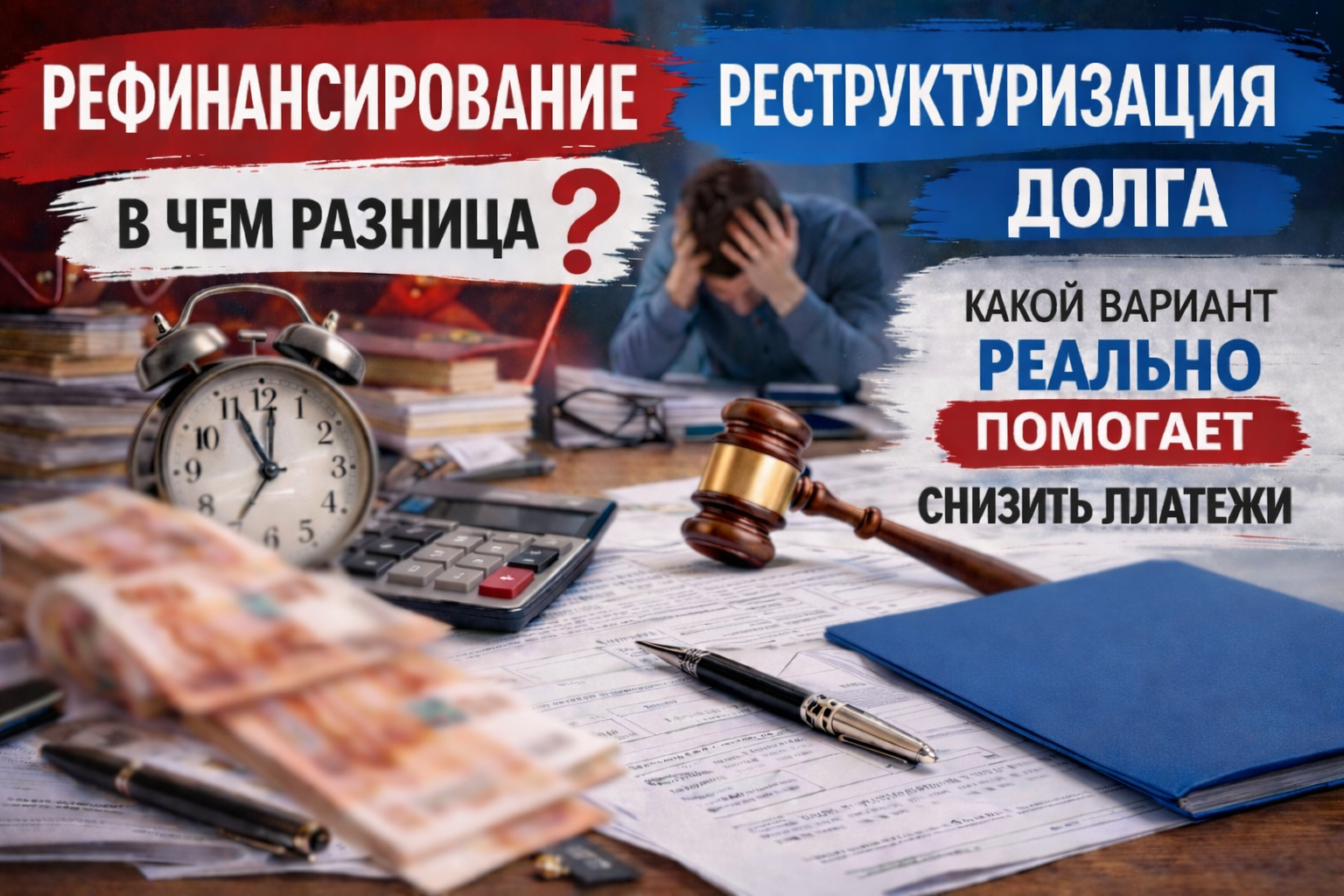 Реструктуризация или рефинансирование: в чем разница и какой вариант реально помогает снизить платежи?