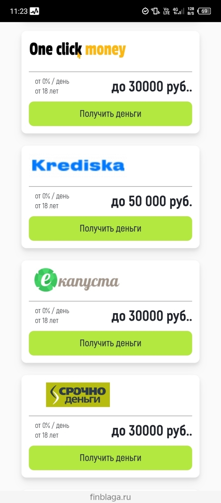 Смс с предложением займов