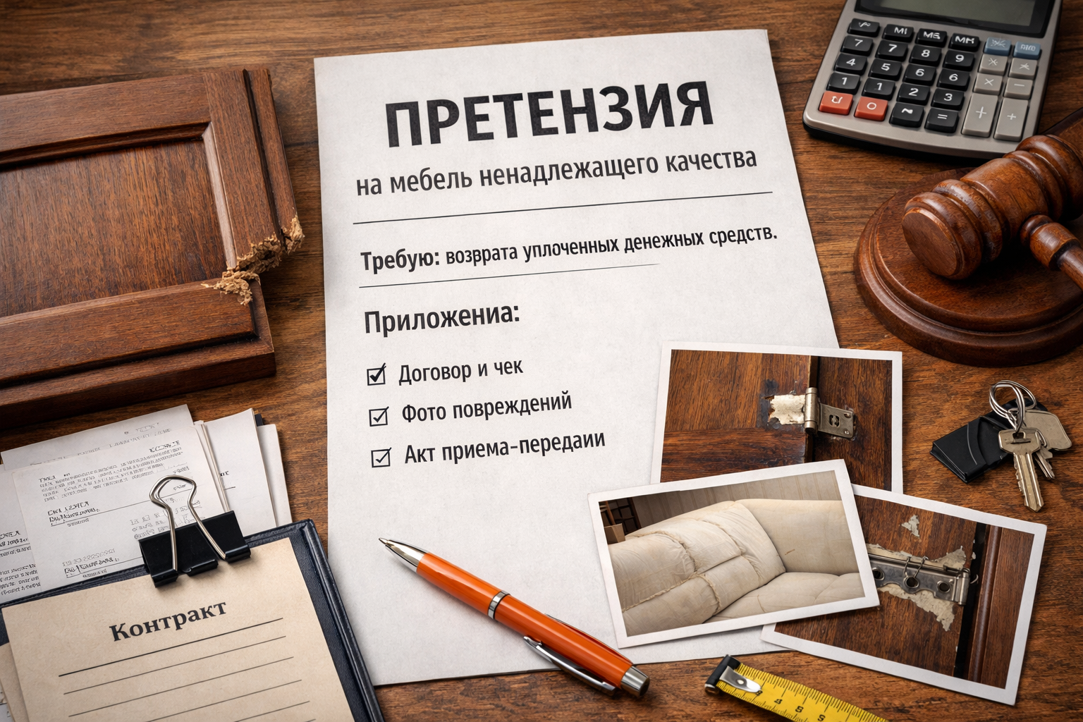 Претензия на мебель ненадлежащего качества: как вернуть деньги и не дать продавцу уйти от ответа