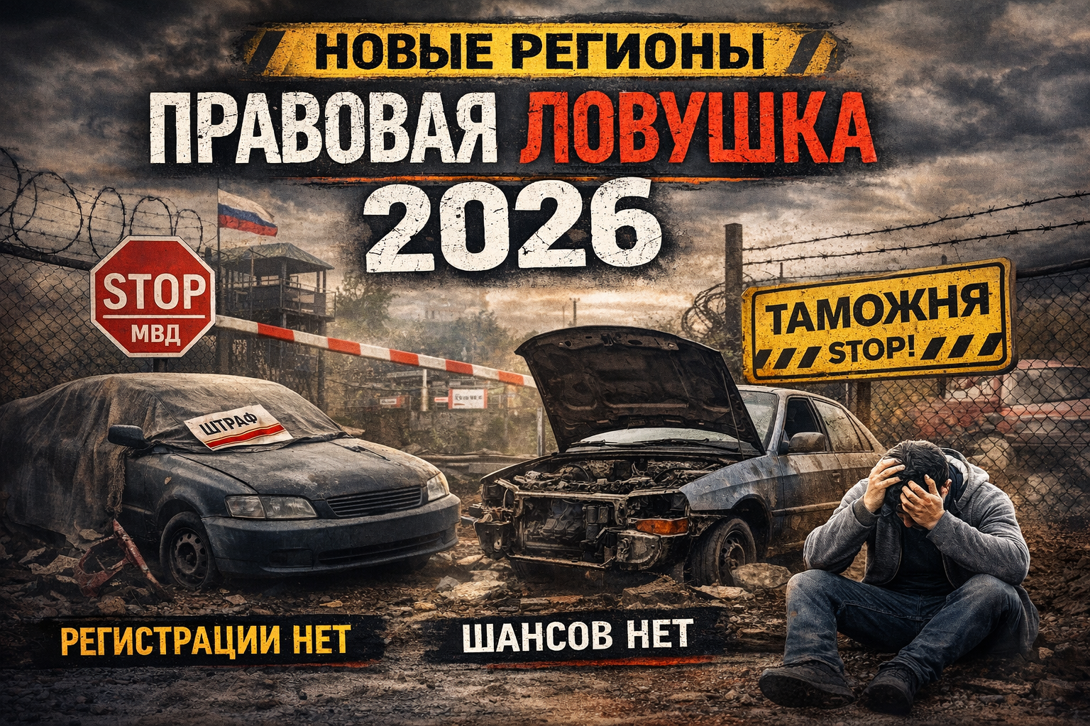 👇 🚗Конец марта 2026. Перерегистрация авто в новых регионах: как водителей загнали в правовую ловушку в 2026 году