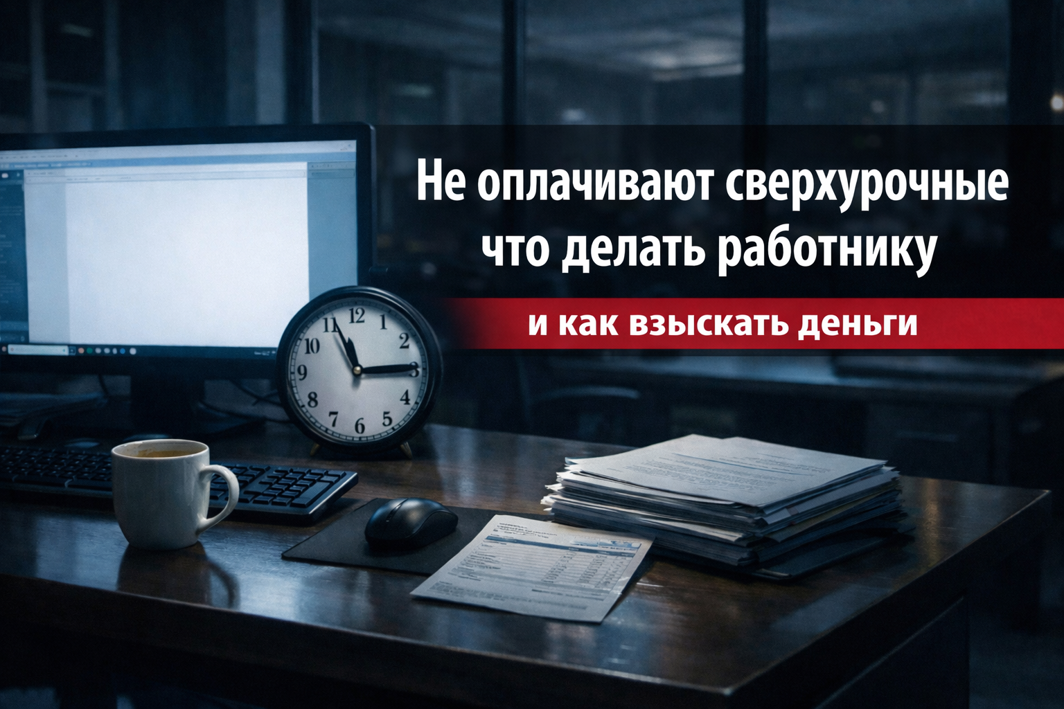 Не оплачивают сверхурочные: что делать работнику и как взыскать деньги