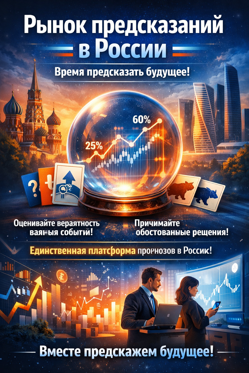 Рынок прогнозов Россия | Рынок предсказаний РФ