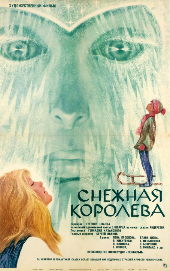 Интересные факты съемок и Волшебные слова из фильма «Снежная королева» 1966 год