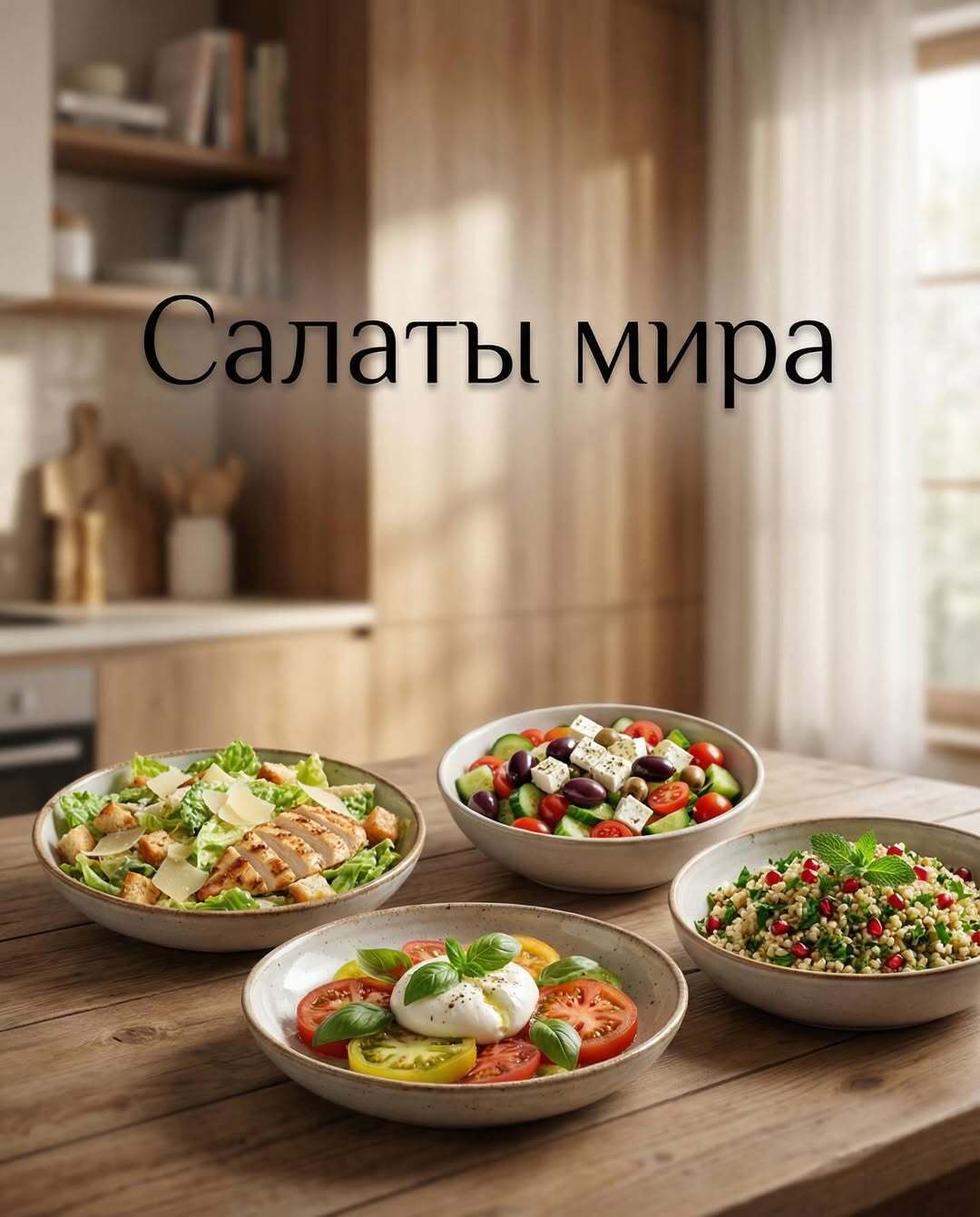 Салаты мира на одном столе