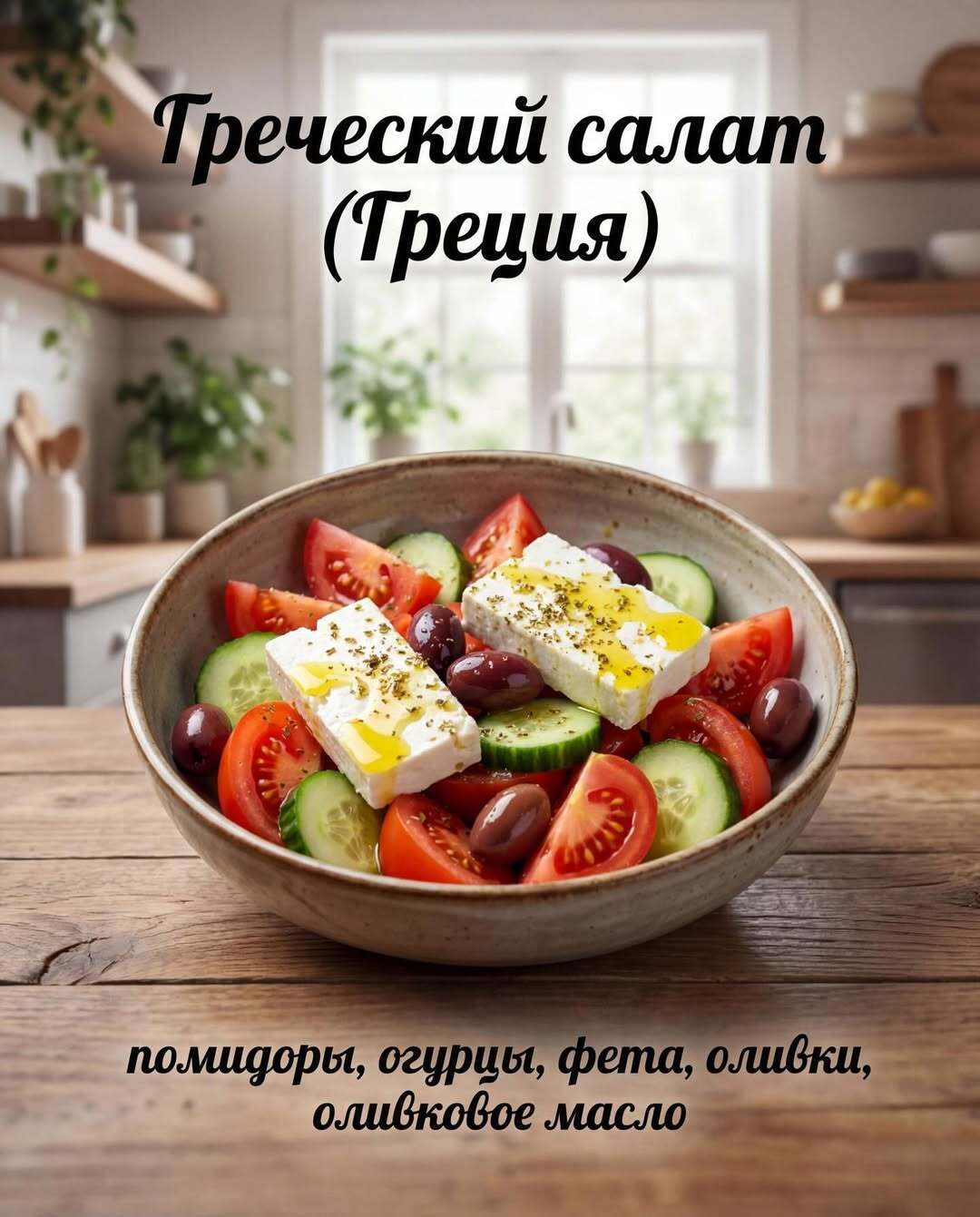 Салаты мира на одном столе