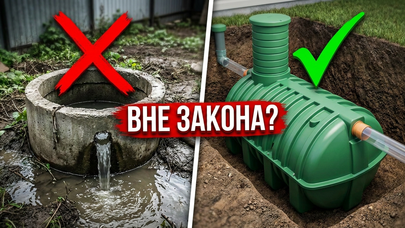Септик или выгребная яма? Юридическая ловушка для владельцев ИЖС в 2026 году