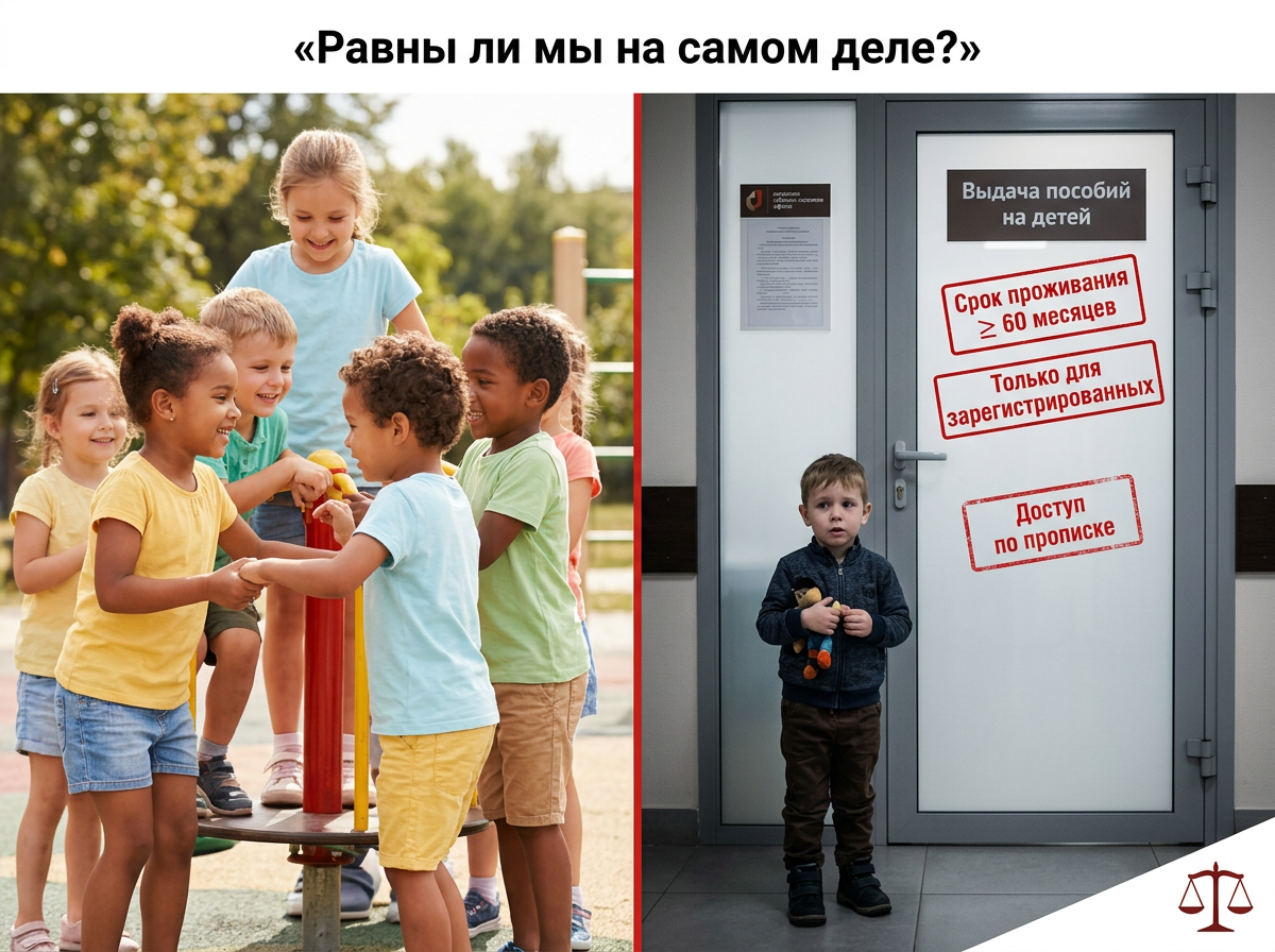 Осторожно, дискриминация! Власти поделили детей на “оседлых” и “кочевых”. Как еще понимать “ценз оседлости” для назначения единого пособия?