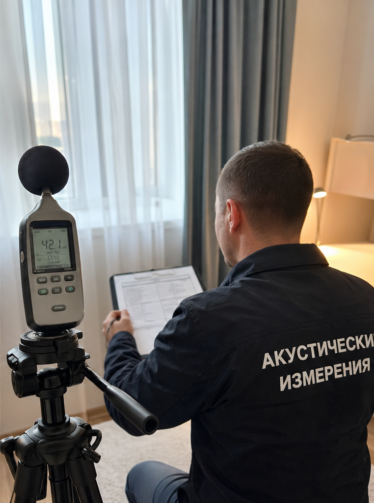 Профессиональное измерение шума в квартире: когда тишина становится роскошью
