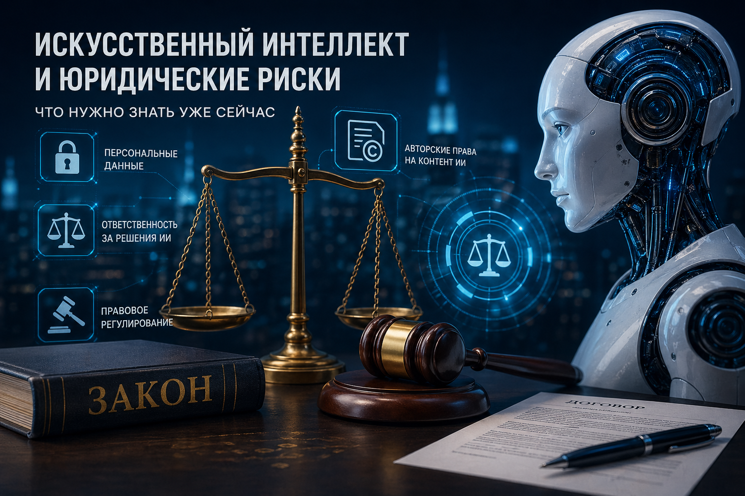 ИИ и закон: кто отвечает за ошибки, данные и контент в эпоху алгоритмов