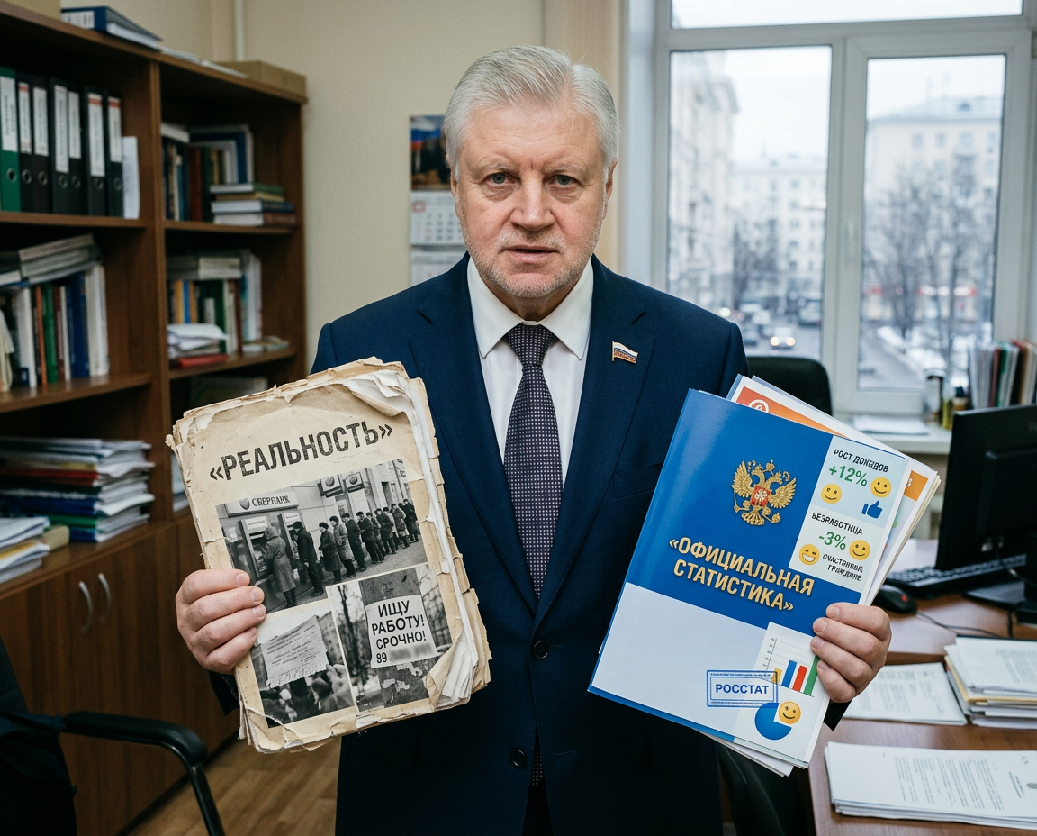 "Очковтирательство" в цифрах: Миронов осудил новую методику подсчёта неравенства