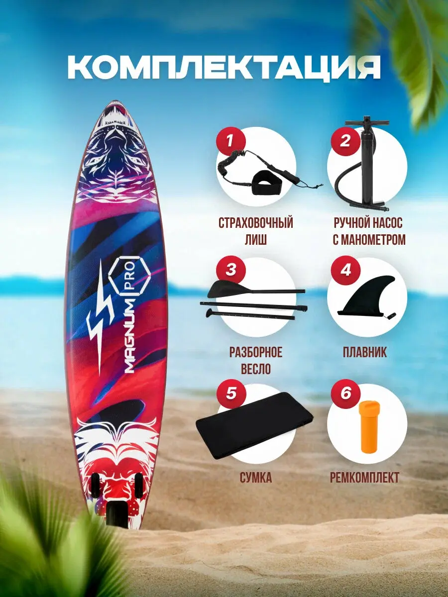 Обзор сапборда Magnum PRO 12.6: ваш универсальный компаньон для покорения воды