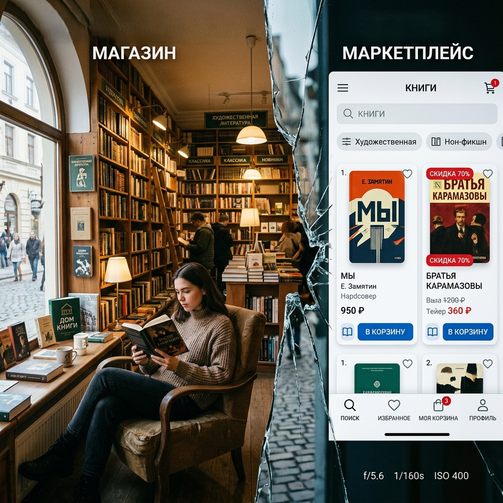 Книжные магазины против маркетплейсов: кто победит?