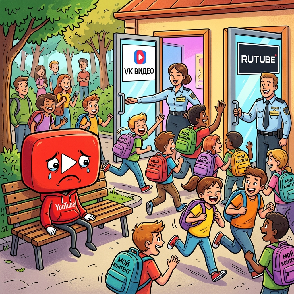 Прощай, YouTube? ВЦИОМ зафиксировал массовый отток аудитории
