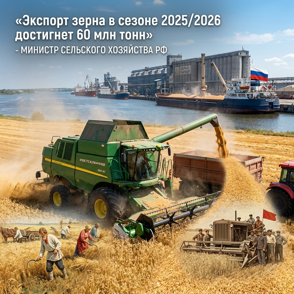 Зерновой триумф: Россия лидирует на мировом рынке