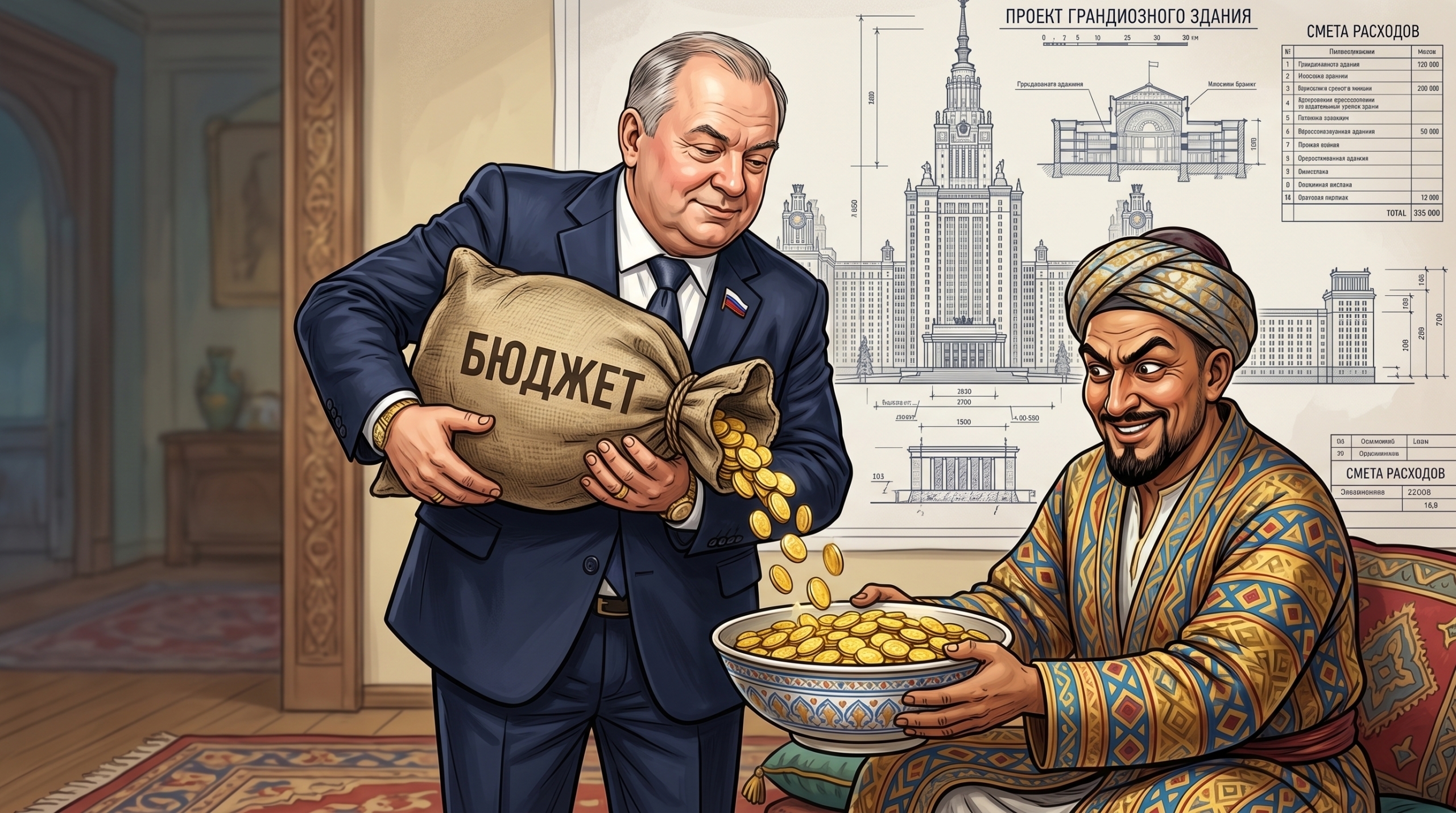 Аттракцион чиновничьего великодушия: как 15 миллиардов рублей улетают в Бишкек на фоне просадки экономики России.