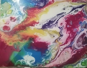 🎨🎨🎨Рождение гусенка(моя новая картина