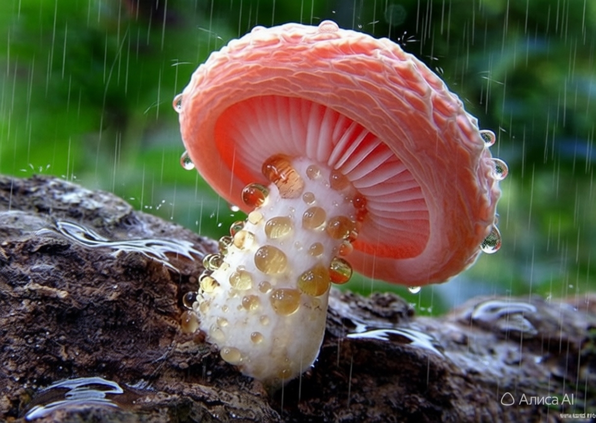 Самые красивые и необычные грибы. Родотус (Rhodotus palmatus)