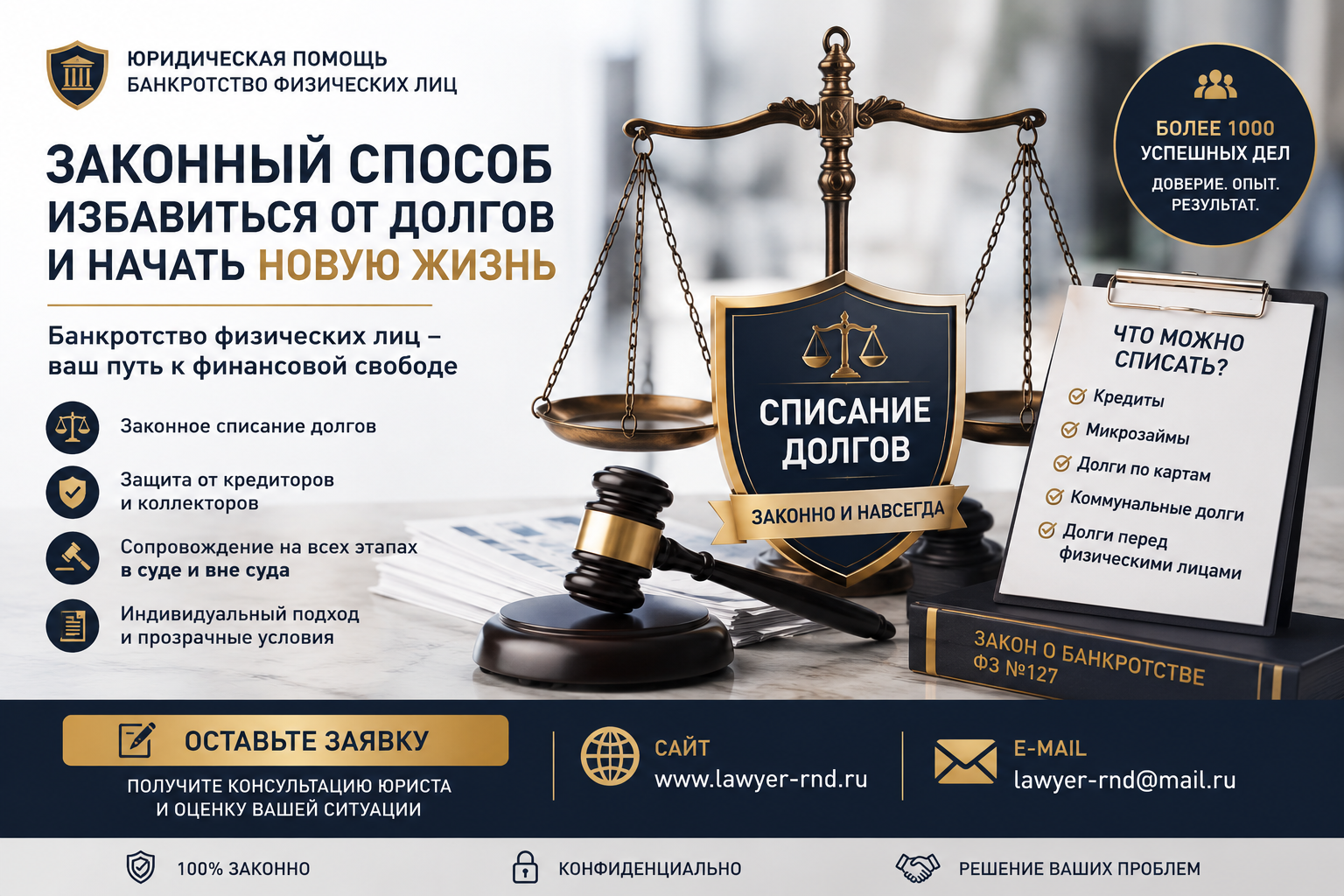 Может ли банкротство физических лиц списать все долги?