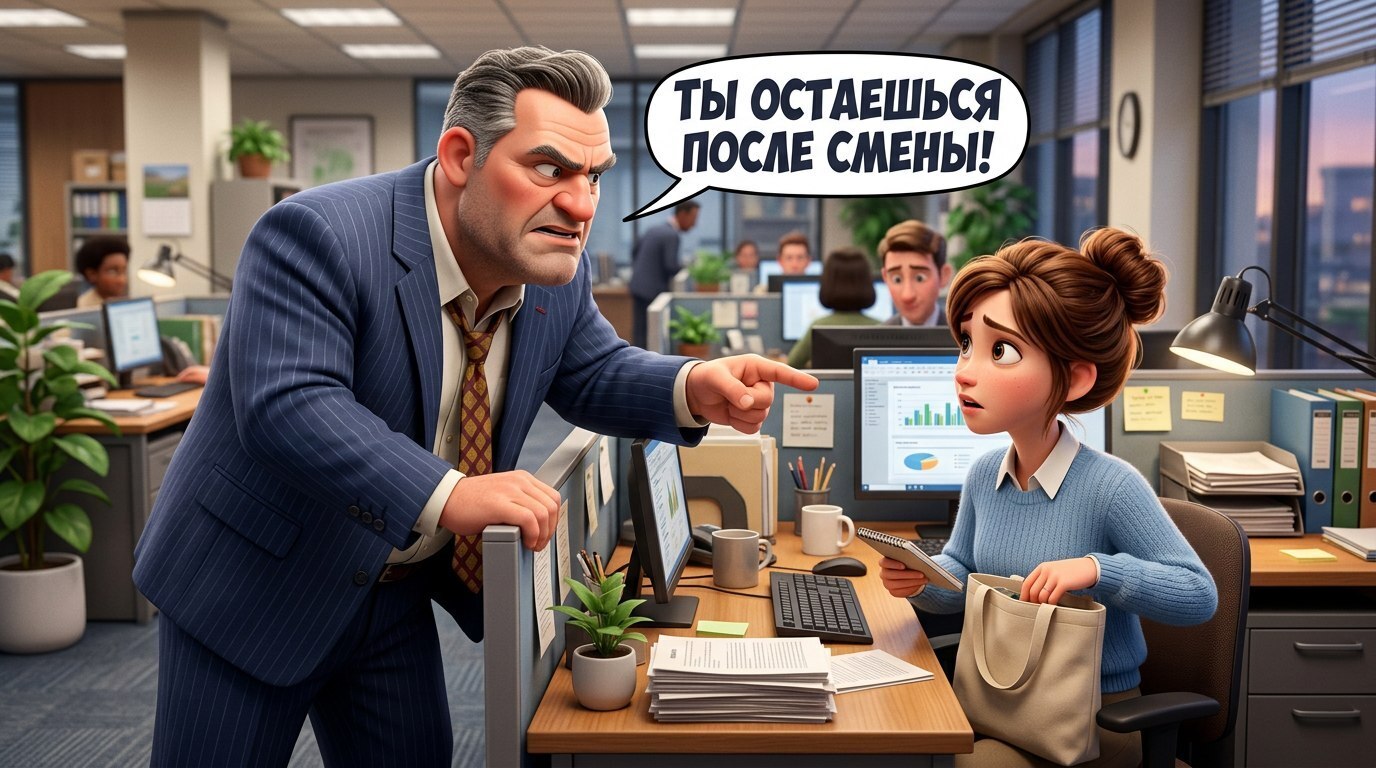 "Останьтесь после смены!" Можно ли отказаться?