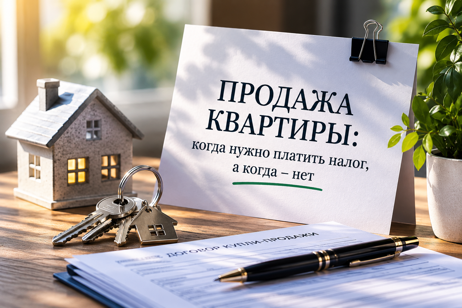 Продажа квартиры: когда возникает обязанность платить НДФЛ, а когда налог можно не платить