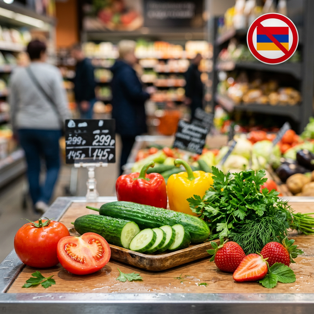 🥒🍅 Овощной кризис на горизонте? 😱 Что будет с ценами после запрета импорта из Армении 💰