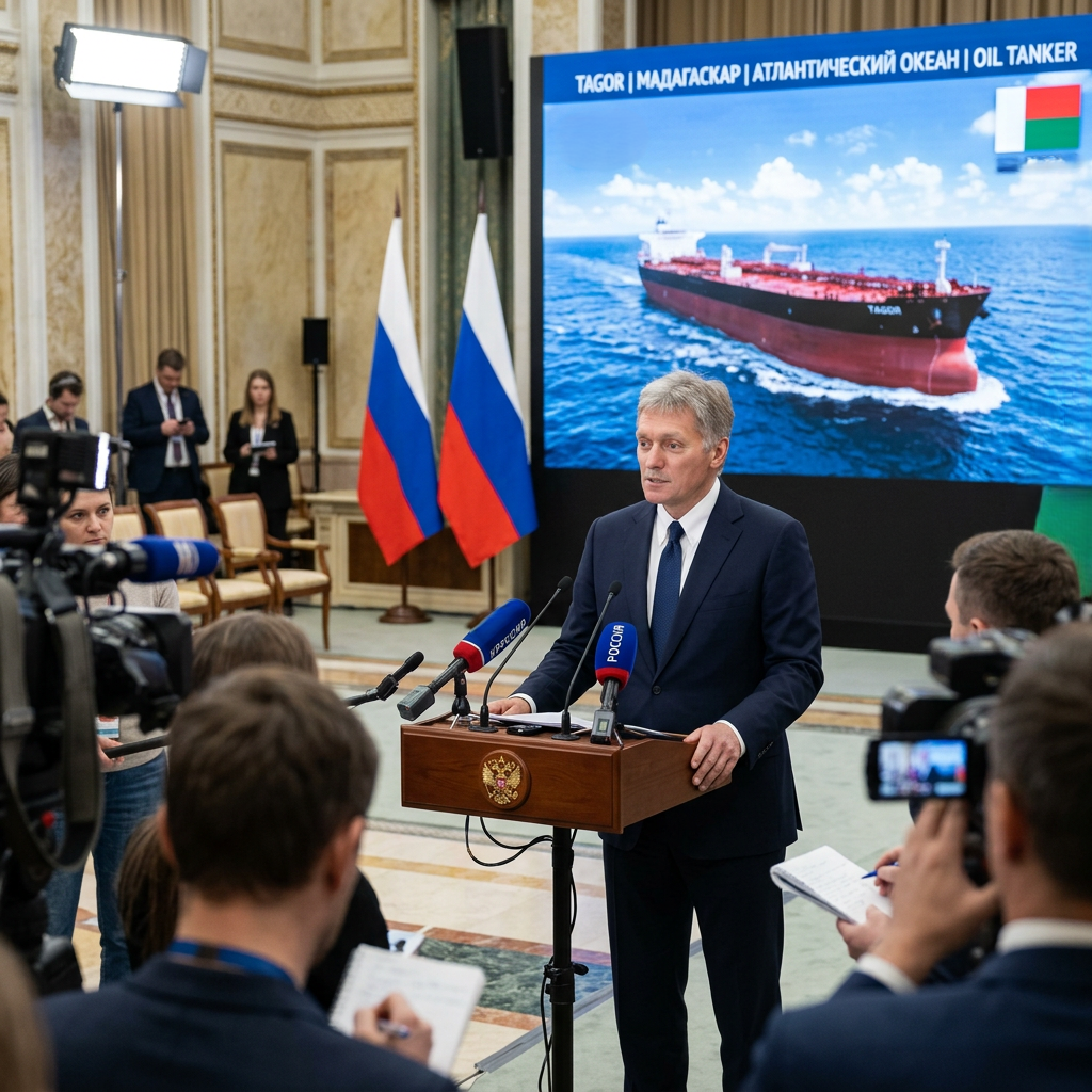 🗣️💪 Песков на брифинге: танкер — пиратство, бензин — под контролем, трасса — под защитой! Кремль дал чёткий ответ на вызовы