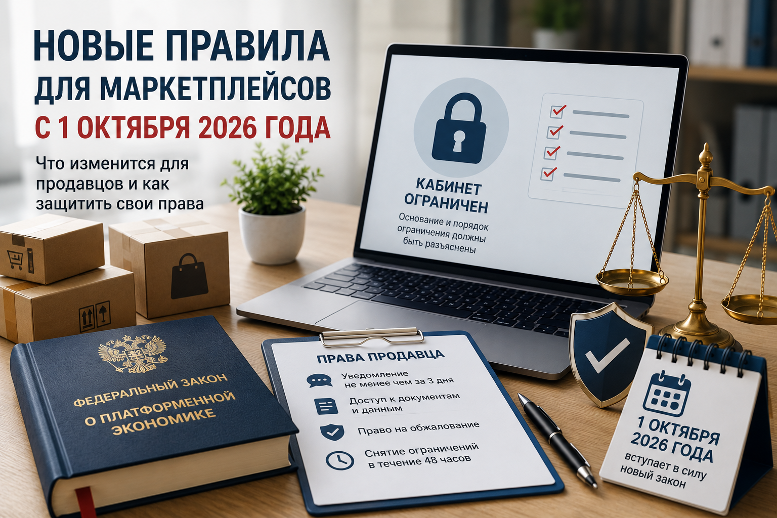 Wildberries и Ozon больше не смогут молча блокировать продавцов: что изменится для селлеров с октября 2026 года