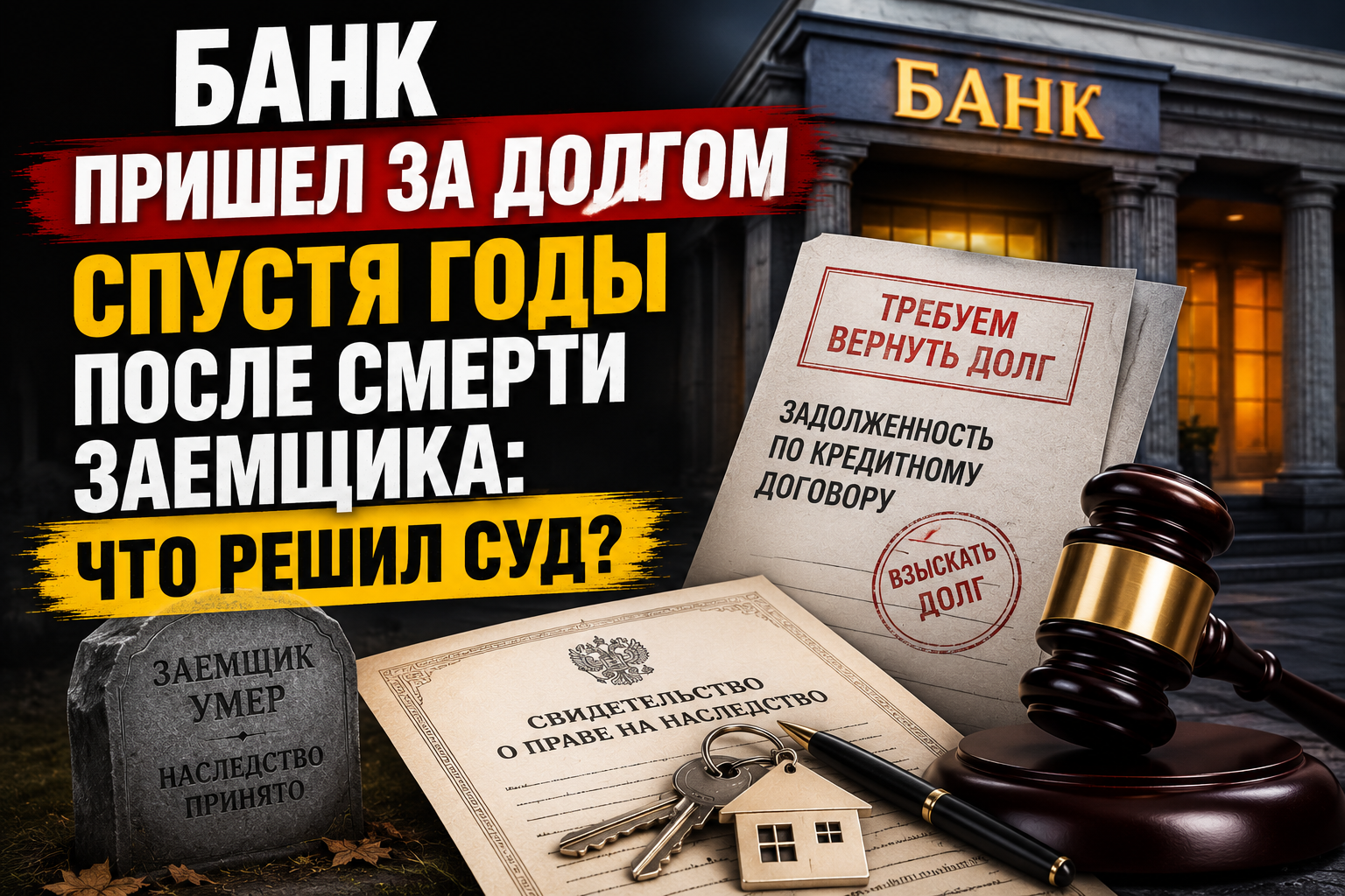 Банк пришел за долгом спустя годы после смерти заемщика: что решил суд