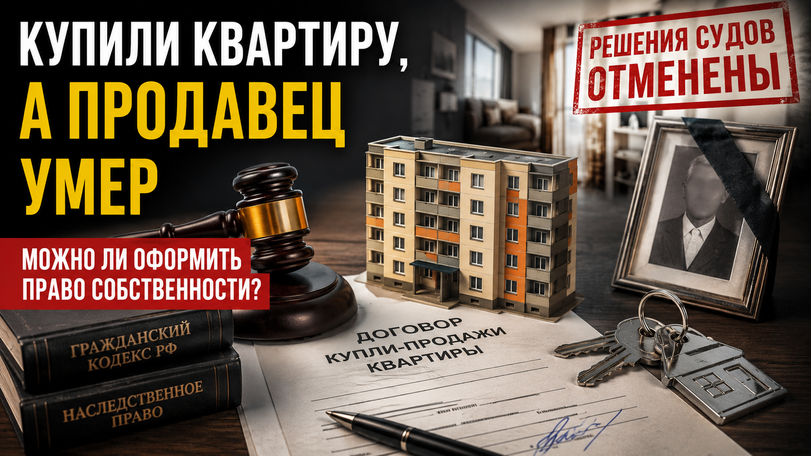 Квартиру купили, деньги передали, а продавец умер. Получится ли оформить права собственности?
