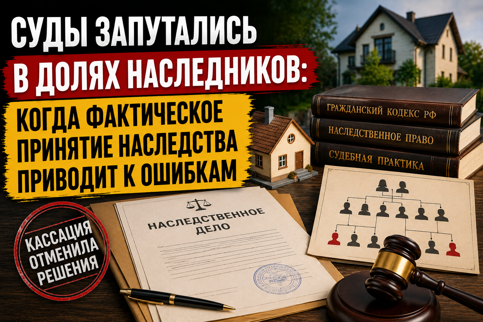 Суды запутались в долях наследников: когда фактическое принятие наследства приводит к ошибкам