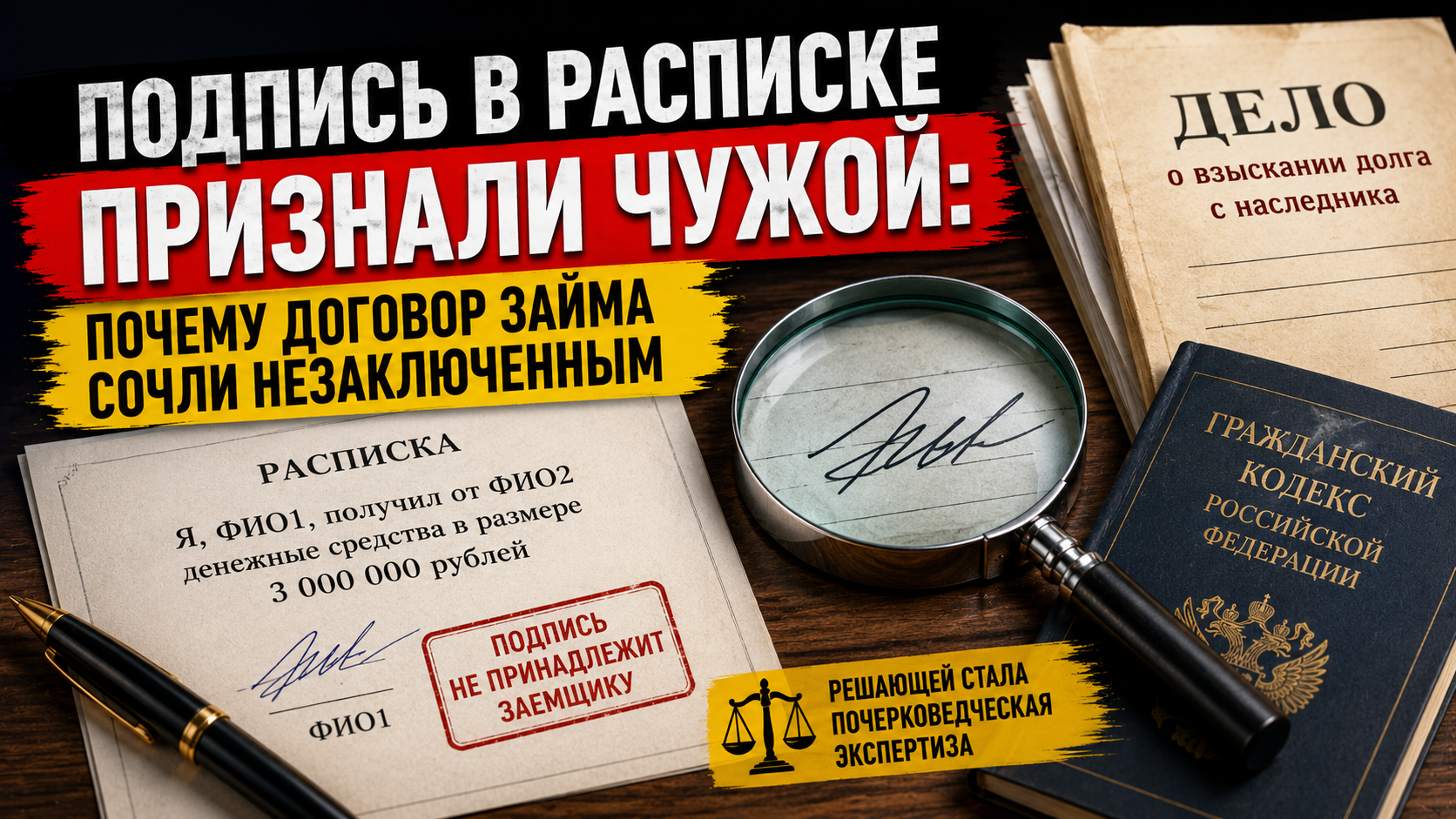 Расписка на 3 миллиона оказалась подделкой: почему наследников освободили от чужого долга