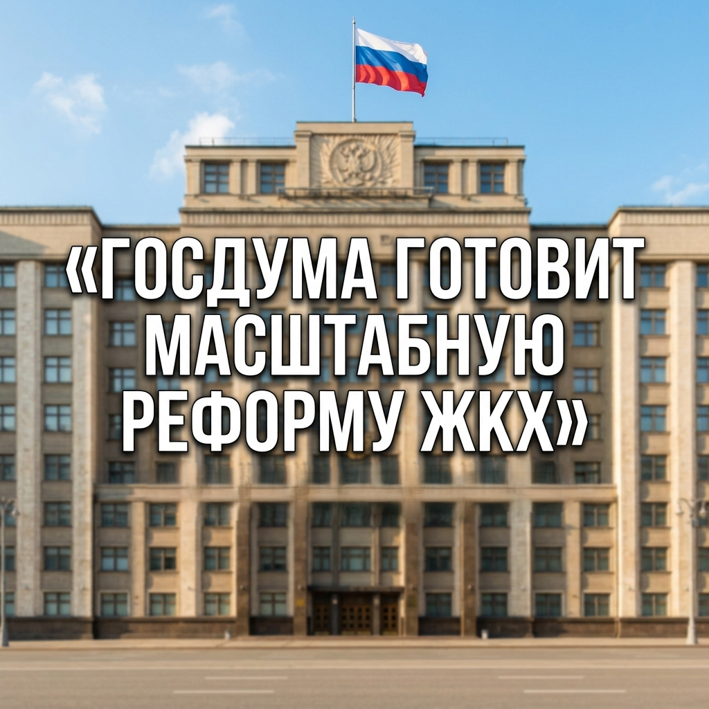 Госдума готовит масштабную реформу ЖКХ: как новые правила изменят жизнь каждого собственника