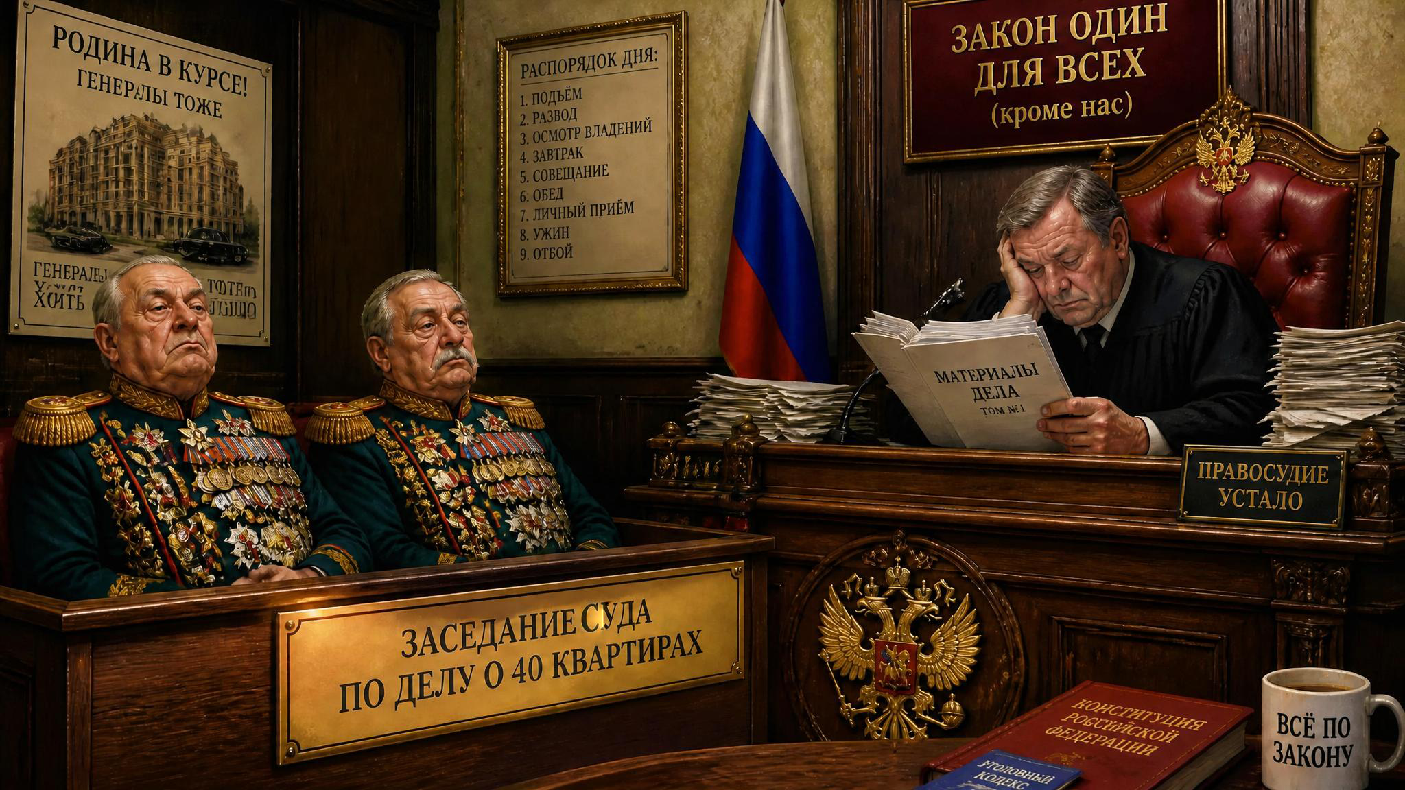 Генеральские закрома Родины, или Как дедушки из Росгвардии «заработали» внучкам на безбедную старость