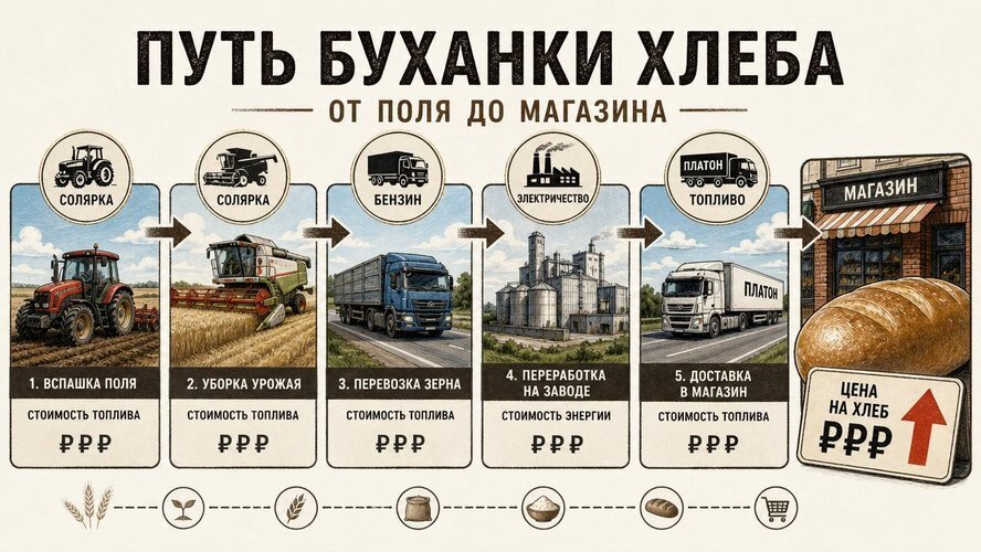 Рост цен на энергию без последствий для еды: сказка для взрослых от Минэкономразвития