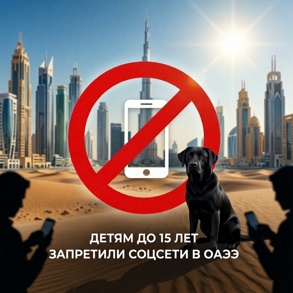 🚫 Детям до 15 лет запретили соцсети в ОАЭ. А как считает Крестик?