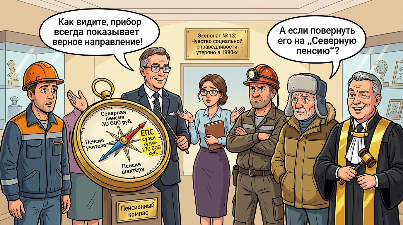Пенсионный компас: куда показывает стрелка справедливости? 🧭