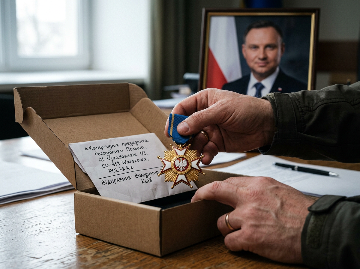 🏅Орден в коробке: как Польша и Украина устроили „войну наград“ 💥- хроника кризиса, комментарии и последствия