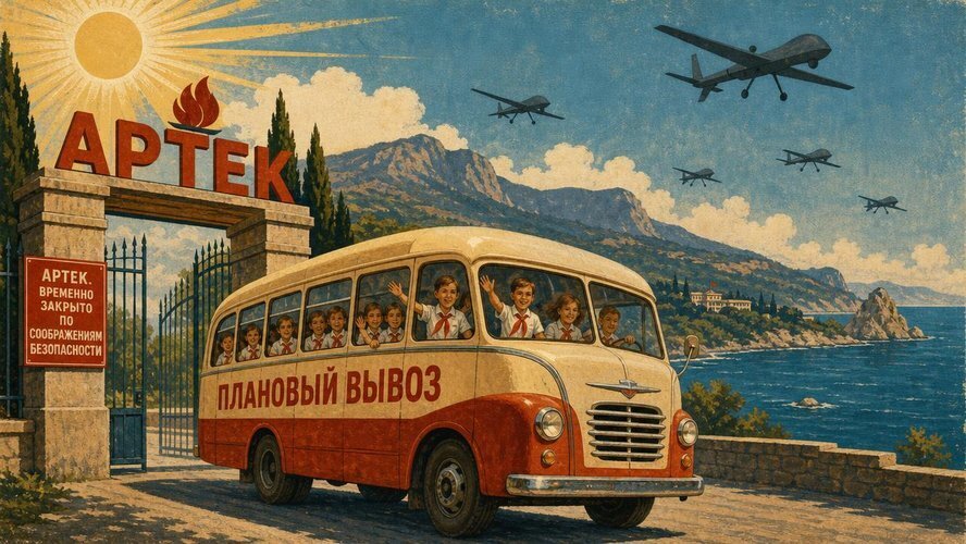 Артек эвакуирован. Следующая остановка — ваша квартира