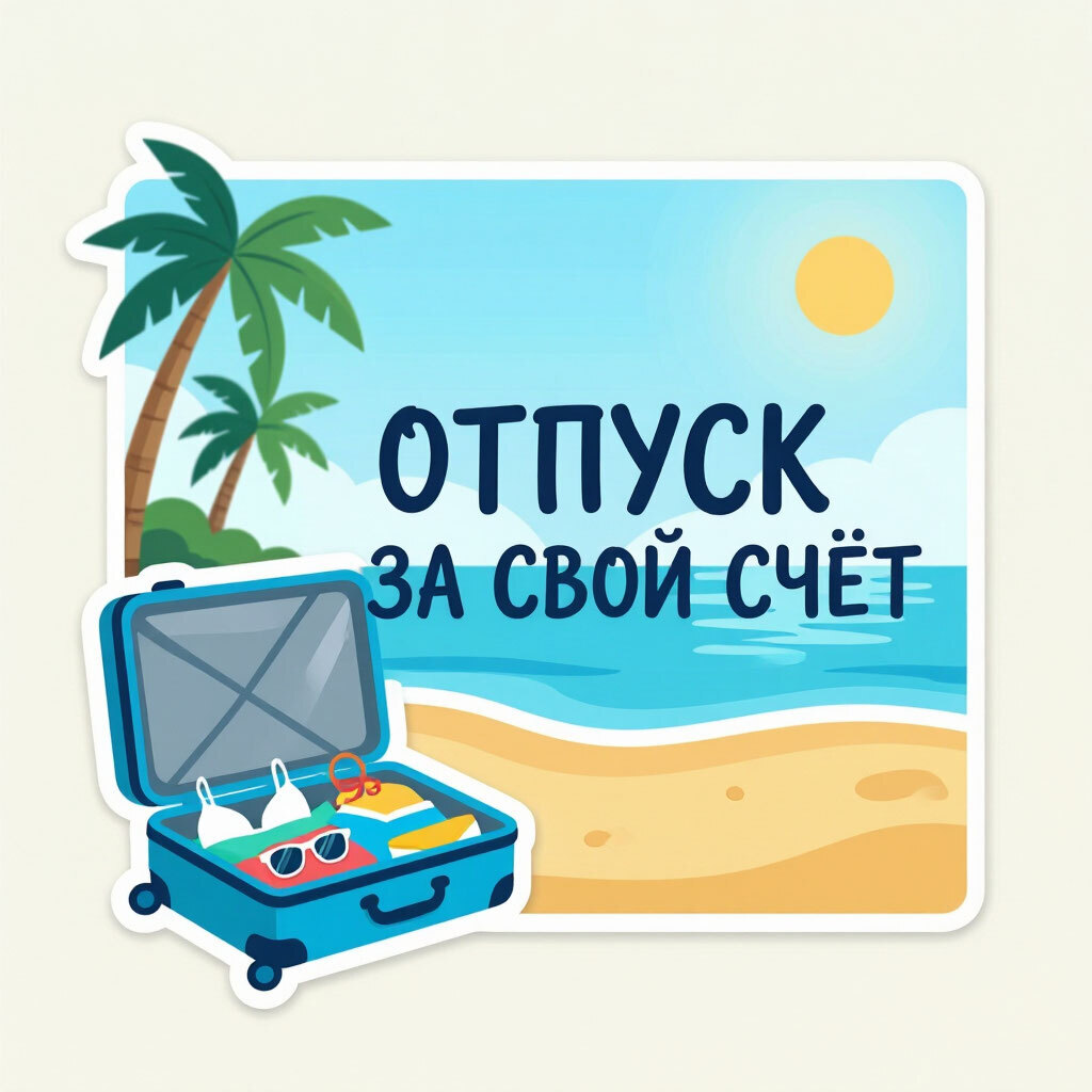 Как оформить отпуск за свой счёт? На сколько предоставляют неоплачиваемый отпуск по инициативе работника? Штрафы.