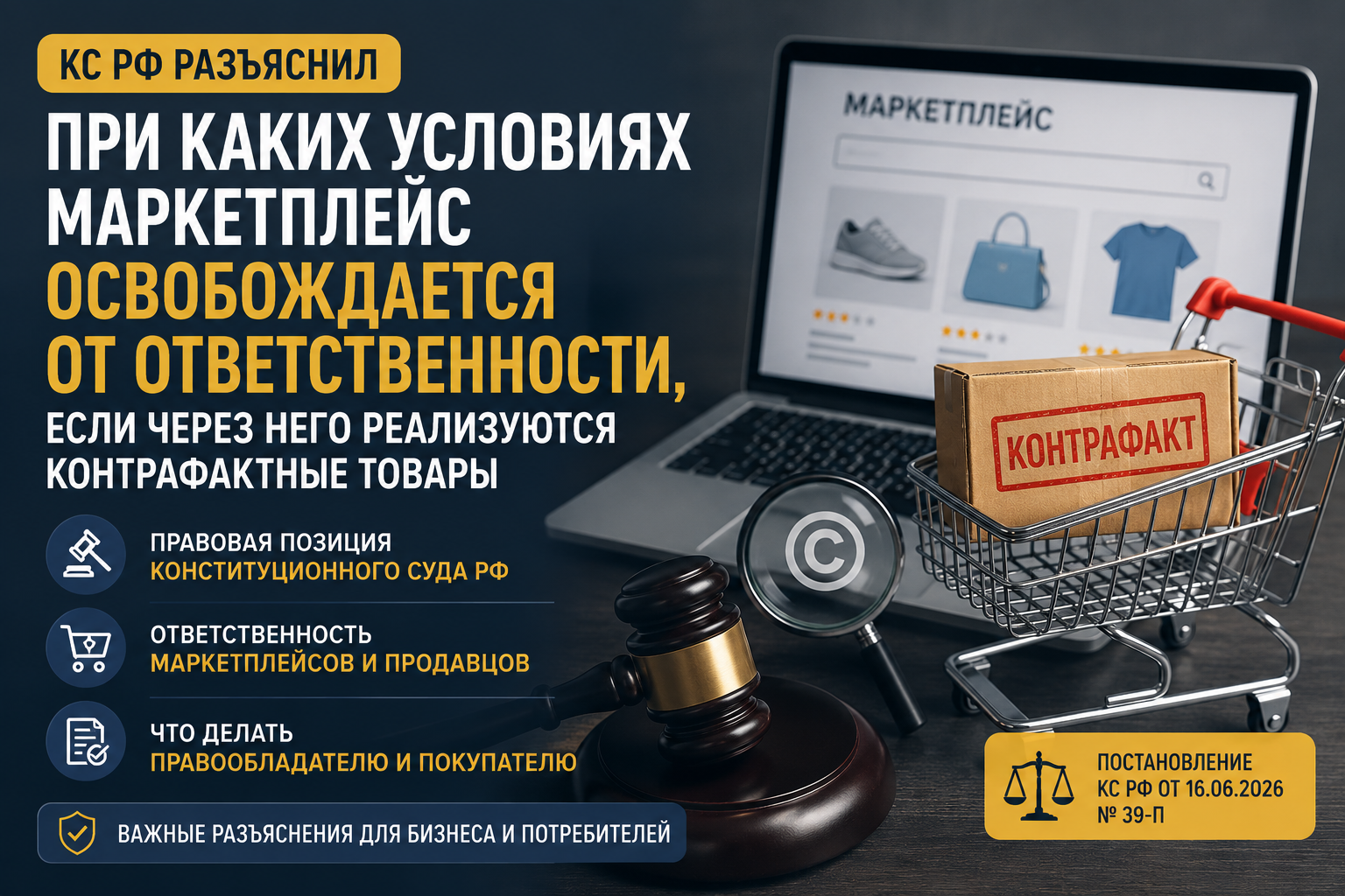 Купили подделку на маркетплейсе? Конституционный Суд разъяснил, кто отвечает