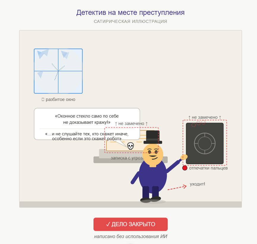 Ai-Фобия. Завершаем шуточные статьи. Анализ от Claude