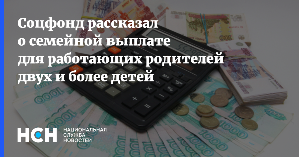 Стало известно, сколько в среднем будут получать работающие родители по новой семейной выплате.