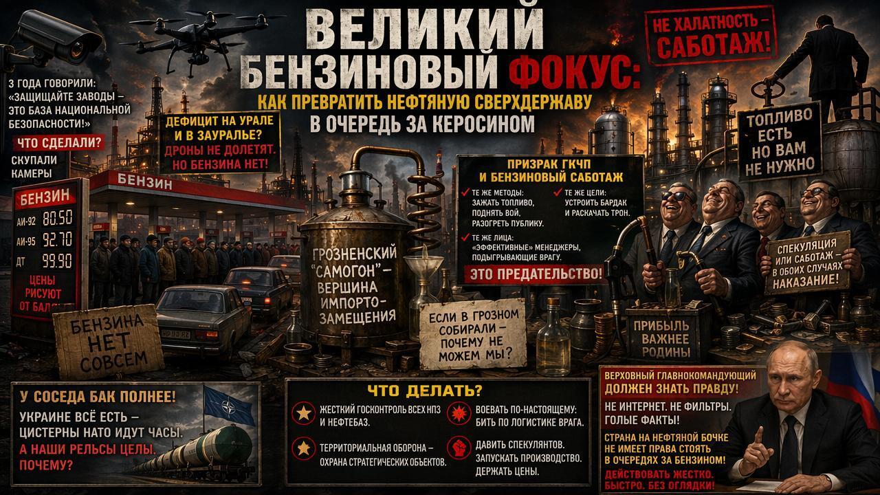 Нефтяная держава на сухом пайке: кто слил бензин из страны?