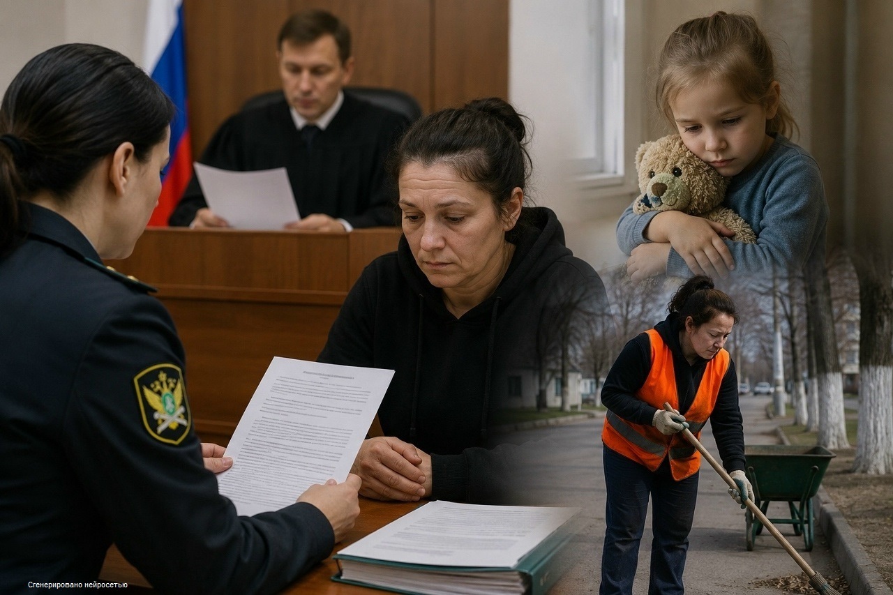 Привлечена к административной ответственности за неуплату алиментов