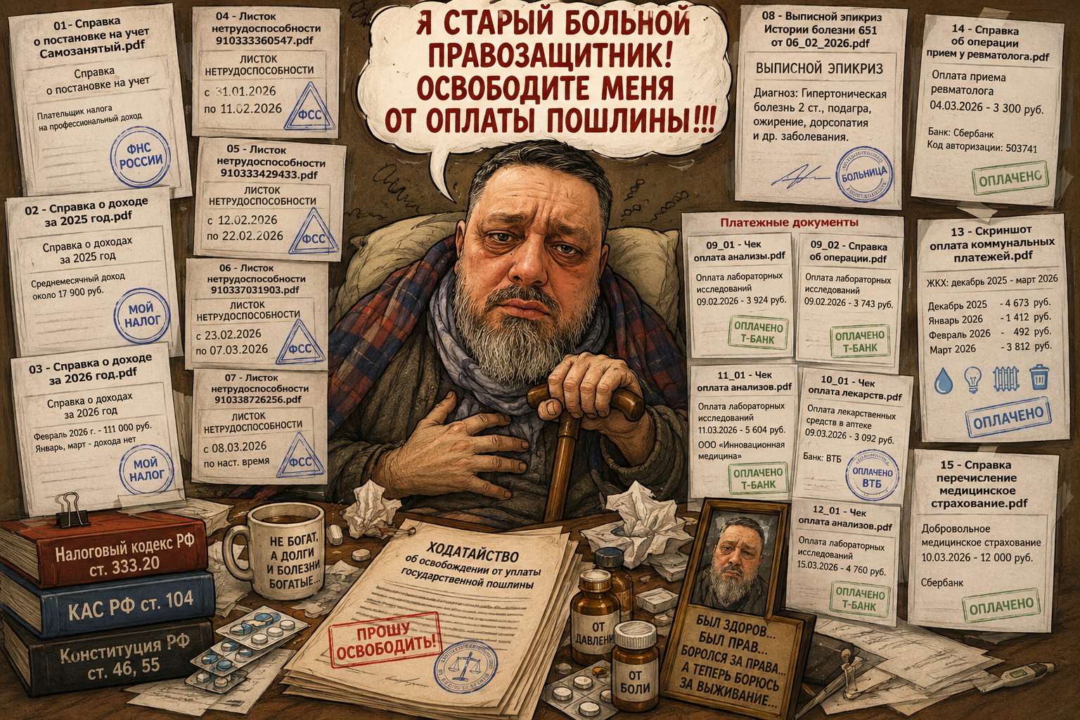От слов к делу. Как удовлетворили мое ходатайство об освобождении от уплаты пошлины за подачу апелляционной жалобы по КАС РФ.