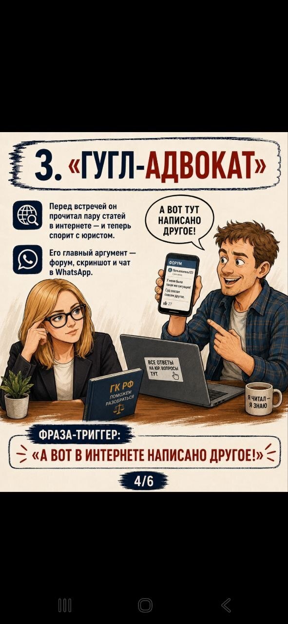 Типы «любимых» клиентов: коротко, с юмором и по-честному.