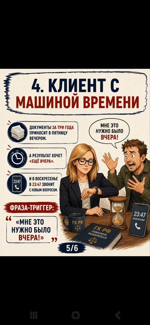 Типы «любимых» клиентов: коротко, с юмором и по-честному.