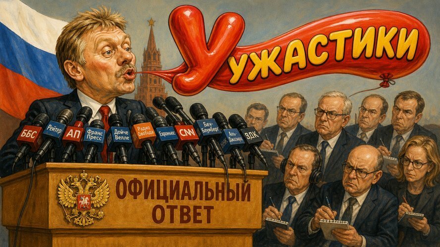 «Ужастики» Пескова: когда пресс секретарь руководителя великой державы отвечает на стратегические вопросы словечками из детского утренника