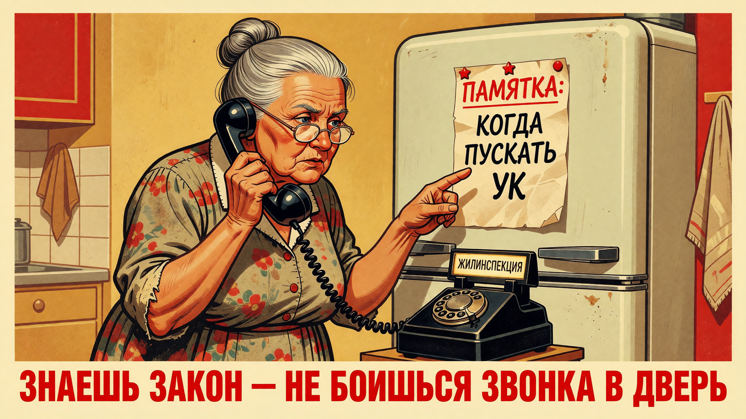 Стук в дверь от управляющей компании: открывать или нет — и что будет, если не откроете